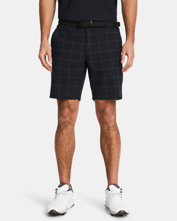 Pantalón corto ajustado con estampado UA Drive para hombre, Black, pdpMainDesktop image number 0